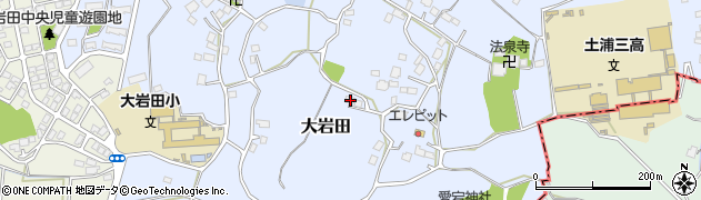 茨城県土浦市大岩田1873周辺の地図
