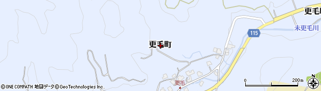 福井県福井市更毛町周辺の地図