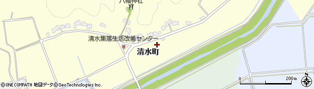 福井県福井市清水町周辺の地図