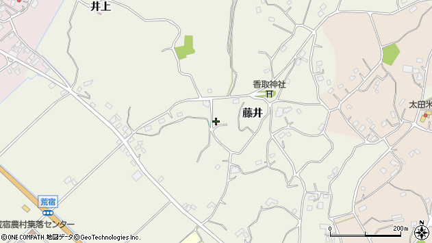 〒311-3517 茨城県行方市藤井の地図