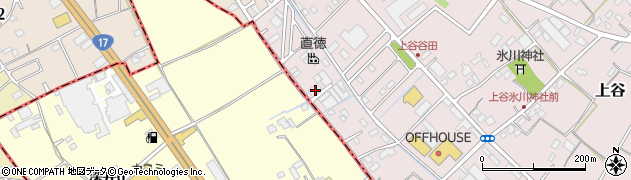 埼玉県鴻巣市上谷2381周辺の地図
