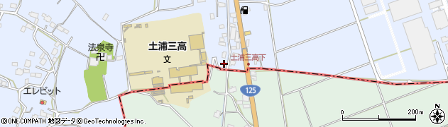 茨城県土浦市大岩田1387周辺の地図