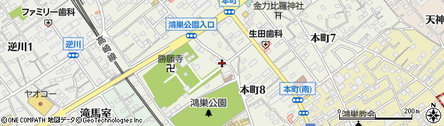 地球堂生花店周辺の地図
