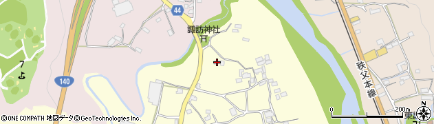 埼玉県秩父市蒔田53周辺の地図