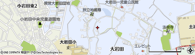 茨城県土浦市大岩田1693周辺の地図