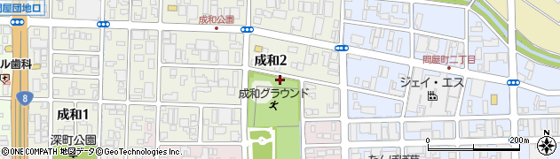 福井市成和グラウンド周辺の地図