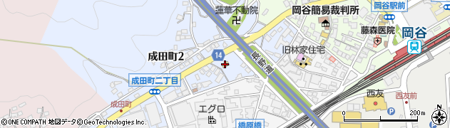 ファミリーマート岡谷成田町店周辺の地図