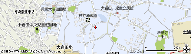 茨城県土浦市大岩田1694周辺の地図