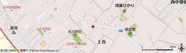 埼玉県鴻巣市上谷2027-1周辺の地図