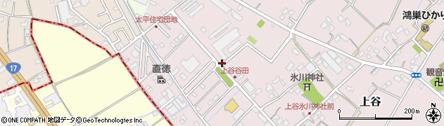 埼玉県鴻巣市上谷2361周辺の地図