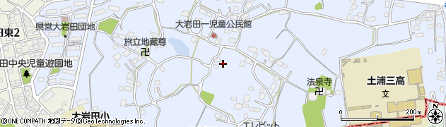 茨城県土浦市大岩田1702周辺の地図
