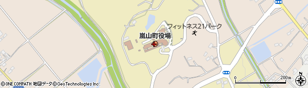 嵐山町役場　文化スポーツ課周辺の地図