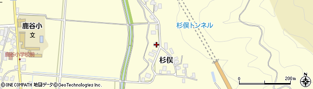 福井県勝山市鹿谷町杉俣9周辺の地図