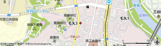大壁羽山堂ラ・メール本店周辺の地図