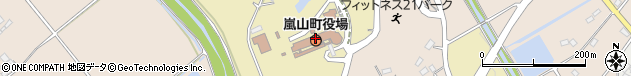 埼玉県比企郡嵐山町周辺の地図