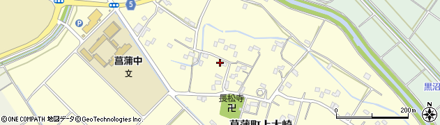 埼玉県久喜市菖蒲町上大崎周辺の地図