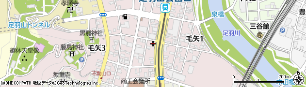 昭和シェル福井毛矢町ＳＳ周辺の地図