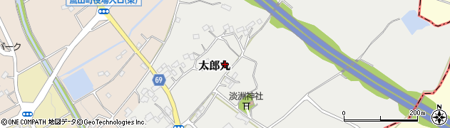 埼玉県比企郡嵐山町太郎丸29周辺の地図