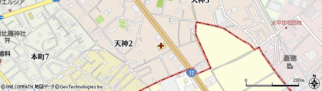 快活CLUB 17号鴻巣店周辺の地図