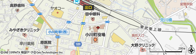 小川町民会館（リリックおがわ）周辺の地図