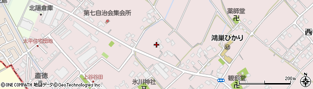 埼玉県鴻巣市上谷1757周辺の地図