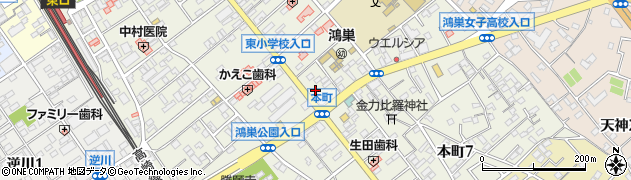 岡田屋寝具店周辺の地図