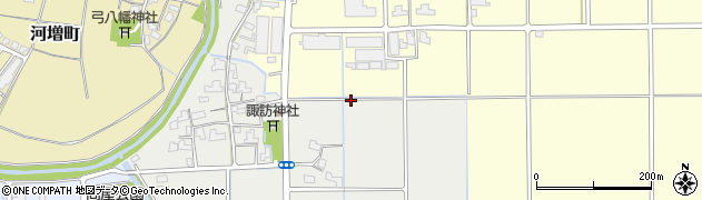 福井県福井市印田町周辺の地図
