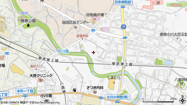 〒355-0321 埼玉県比企郡小川町小川の地図