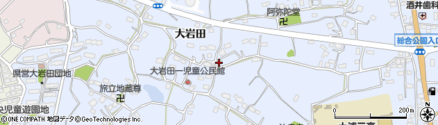 茨城県土浦市大岩田1712周辺の地図