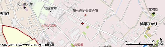 埼玉県鴻巣市上谷1693周辺の地図