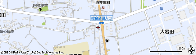 茨城県土浦市大岩田1374周辺の地図