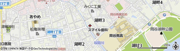 塚間川周辺の地図