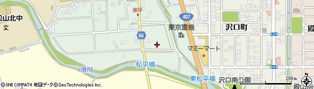 埼玉県東松山市東平382周辺の地図