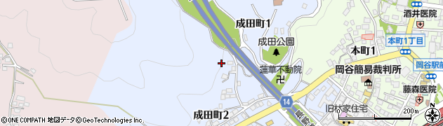 中央自動車道周辺の地図