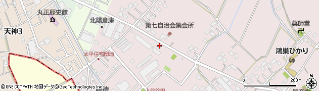 埼玉県鴻巣市上谷1691周辺の地図
