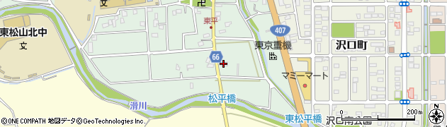 埼玉県東松山市東平409周辺の地図