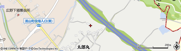 埼玉県比企郡嵐山町太郎丸506周辺の地図