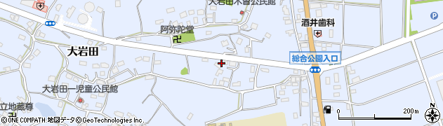 茨城県土浦市大岩田1425周辺の地図