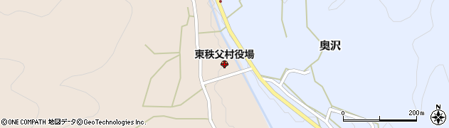 埼玉県東秩父村（秩父郡）周辺の地図