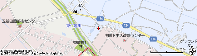 茨城県常総市大生郷町5485周辺の地図