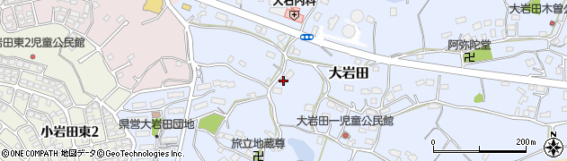 茨城県土浦市大岩田1819周辺の地図