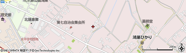 埼玉県鴻巣市上谷1740周辺の地図