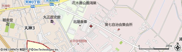 埼玉県鴻巣市上谷1445-1周辺の地図