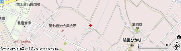 埼玉県鴻巣市上谷1736周辺の地図