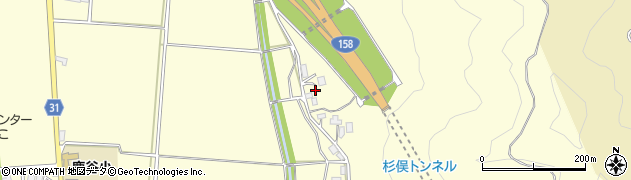 福井県勝山市鹿谷町杉俣19周辺の地図