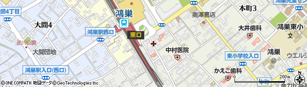 駅前酒場 鴻巣周辺の地図