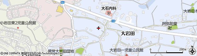 茨城県土浦市大岩田2168周辺の地図