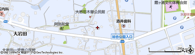 茨城県土浦市大岩田1456周辺の地図