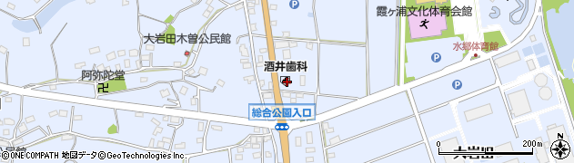 茨城県土浦市大岩田1310周辺の地図