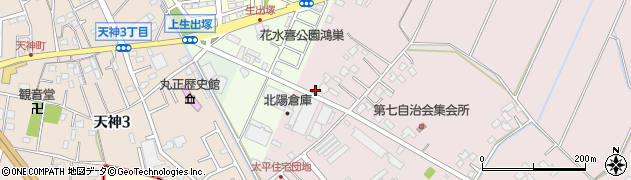 埼玉県鴻巣市上谷1441周辺の地図